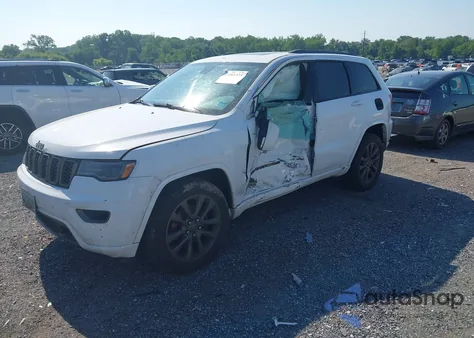 2017 Jeep Grand Cherokee Limited 75Th Anniversary Edition 4X4 z USA, uszkodzony, nr VIN 1C4RJFBG7HC625183